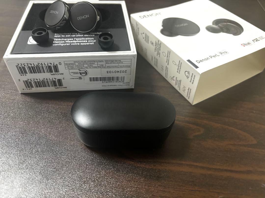 DENON PerL Pro ワイヤレスイヤホン ブラック