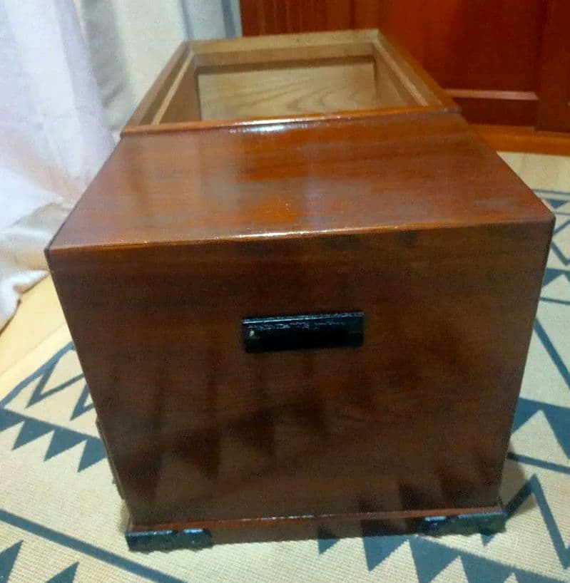 長火鉢風アンティーク和風木製家具 4引き出し