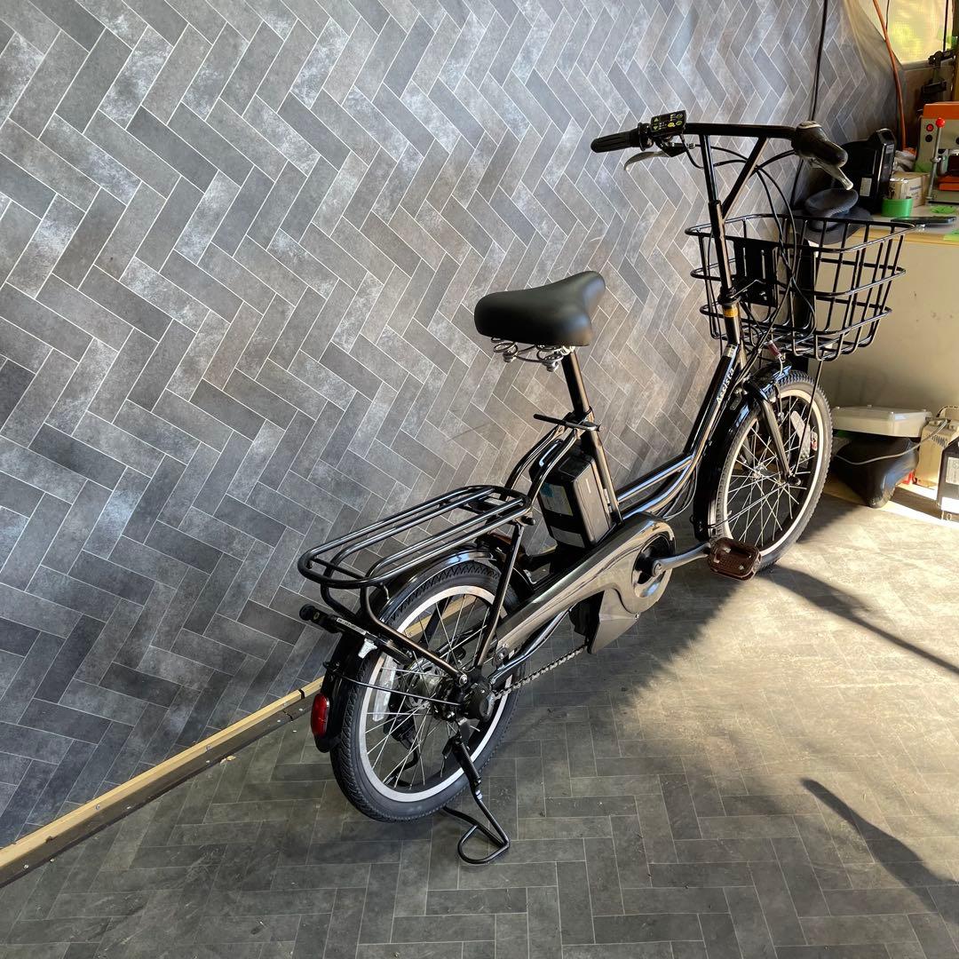 電動アシスト自転車 シティタイプ ブラック 前カゴ付き