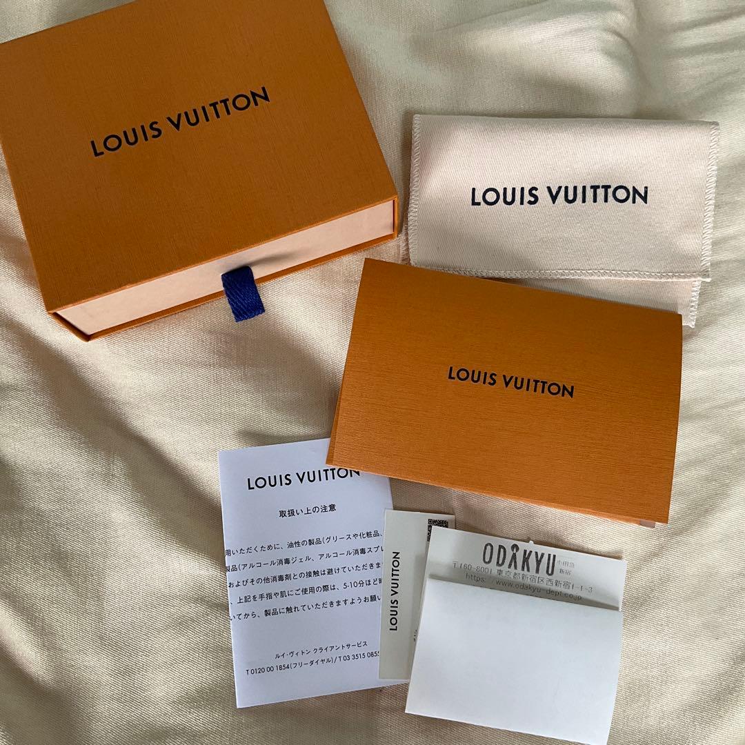 LOUIS VUITTON ポルトフォイユ ロックミニ ベージュ ブラック