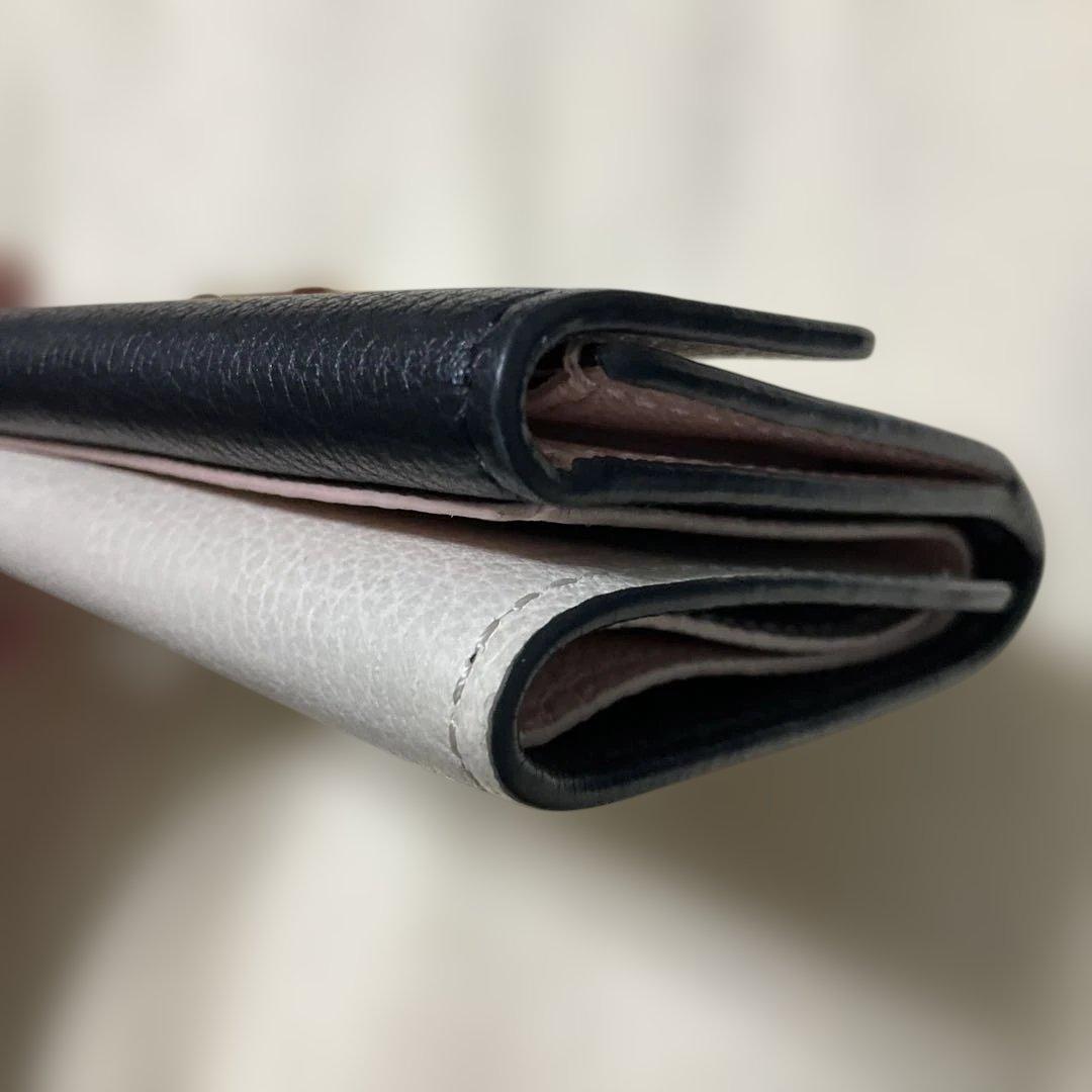 LOUIS VUITTON ポルトフォイユ ロックミニ ベージュ ブラック