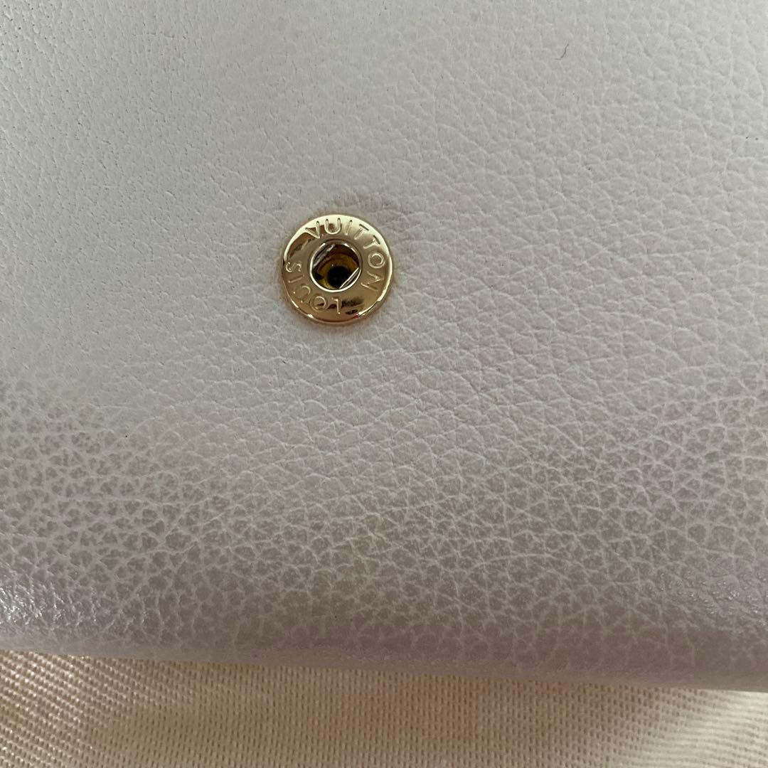 LOUIS VUITTON ポルトフォイユ ロックミニ ベージュ ブラック