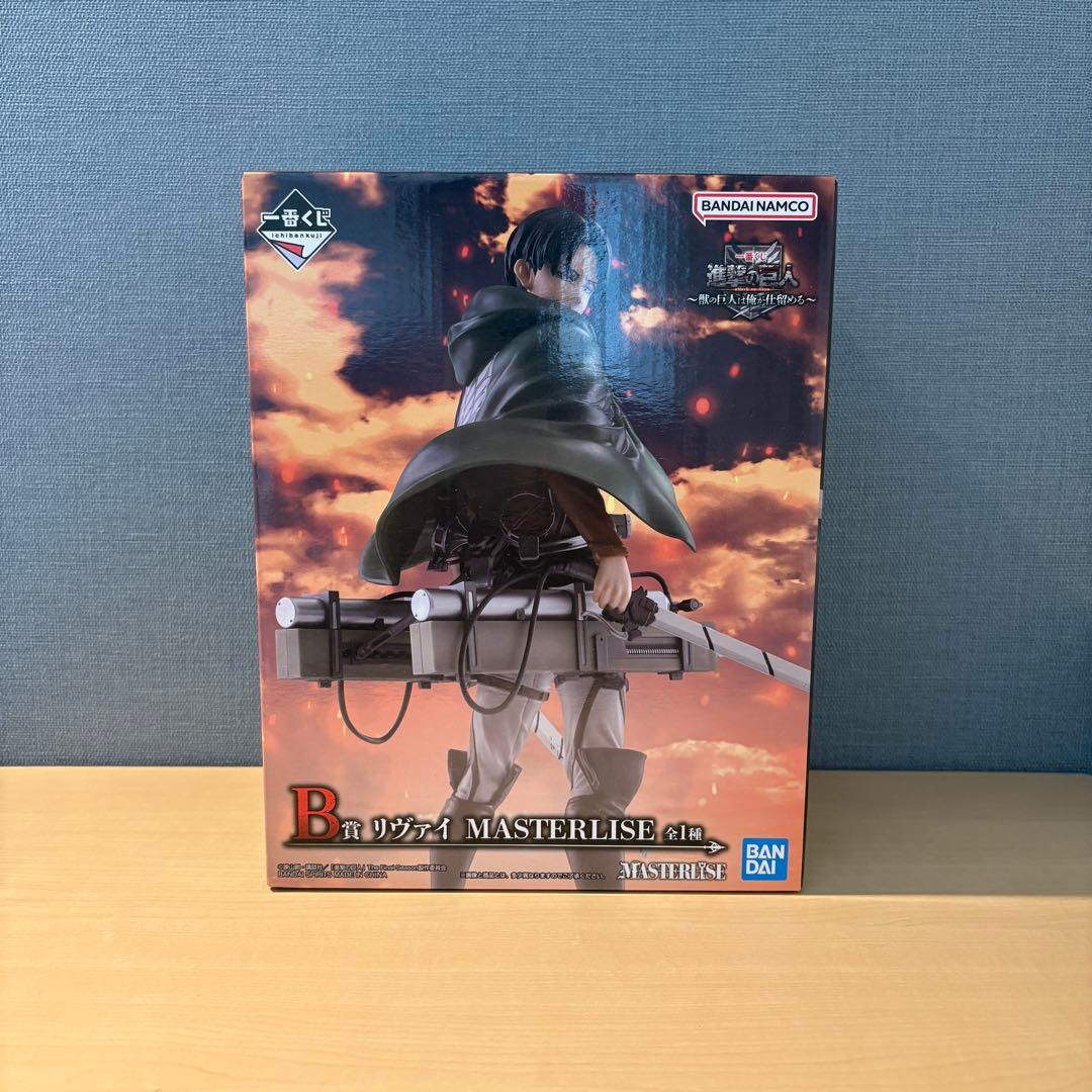 一番くじ 進撃の巨人 A賞 B賞 ラストワン賞 フィギュア3点セット　下位賞付き