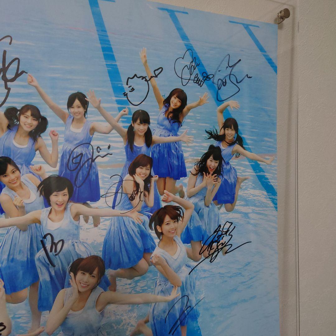 乃木坂46　ガールズルール　選抜メンバー全員サイン入りポスター