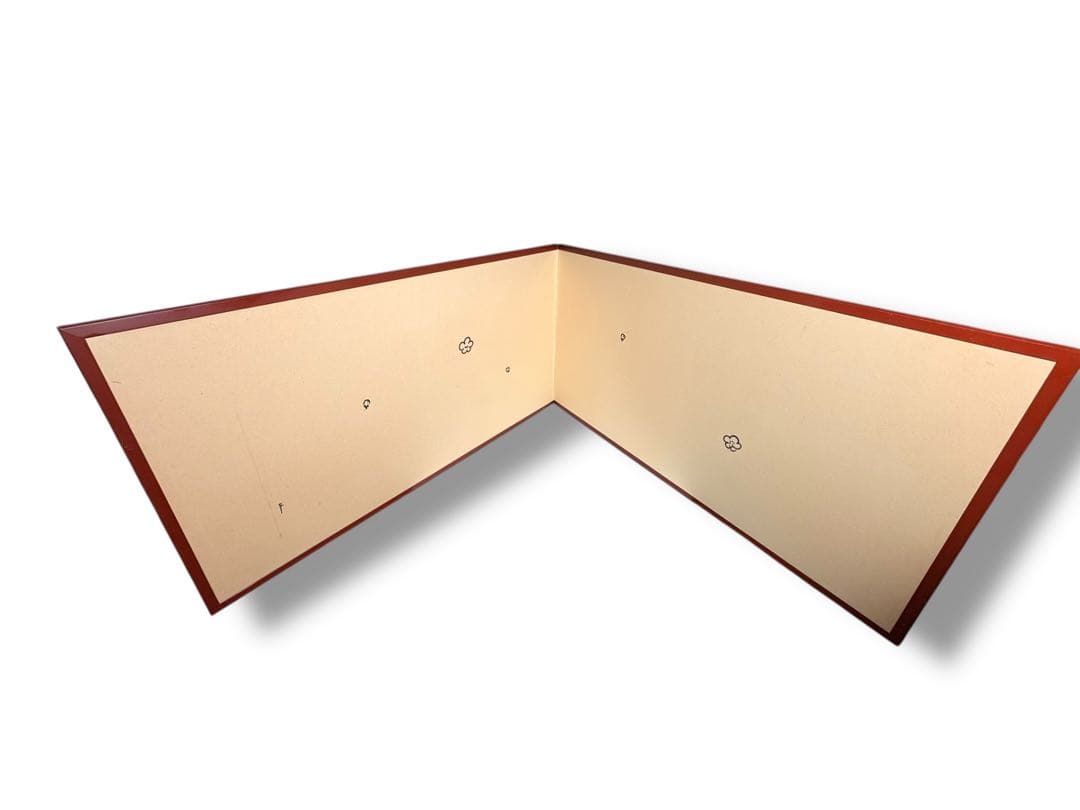 #表千家 家元 即中斎宗 両面風炉先屏風「梅菊散らし」 主婦の友社