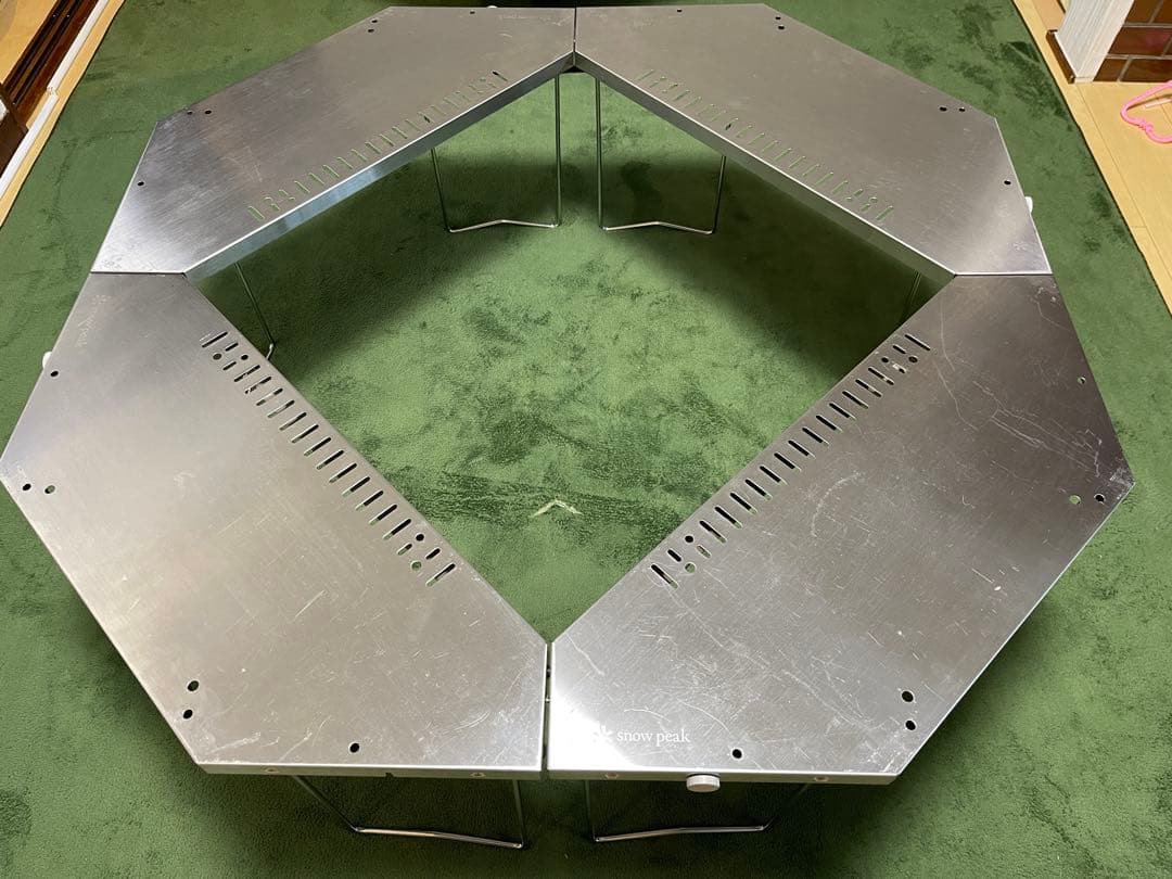 スノーピーク　ジカロテーブル　１ユニットブリッジ　ガビングフレーム　セット