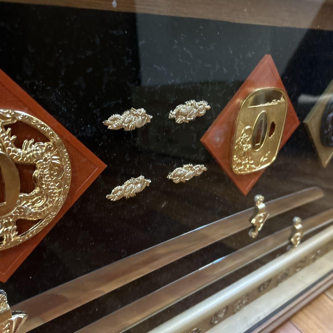 【☆送料込み☆】日本刀　模造刀額　【越中守正俊】レプリカ