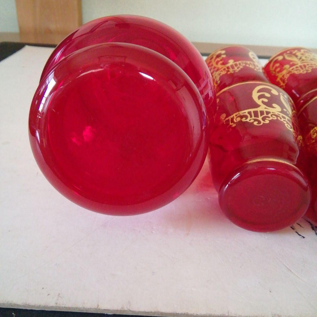 ベネチア？のグラスとデキヤンター7点。