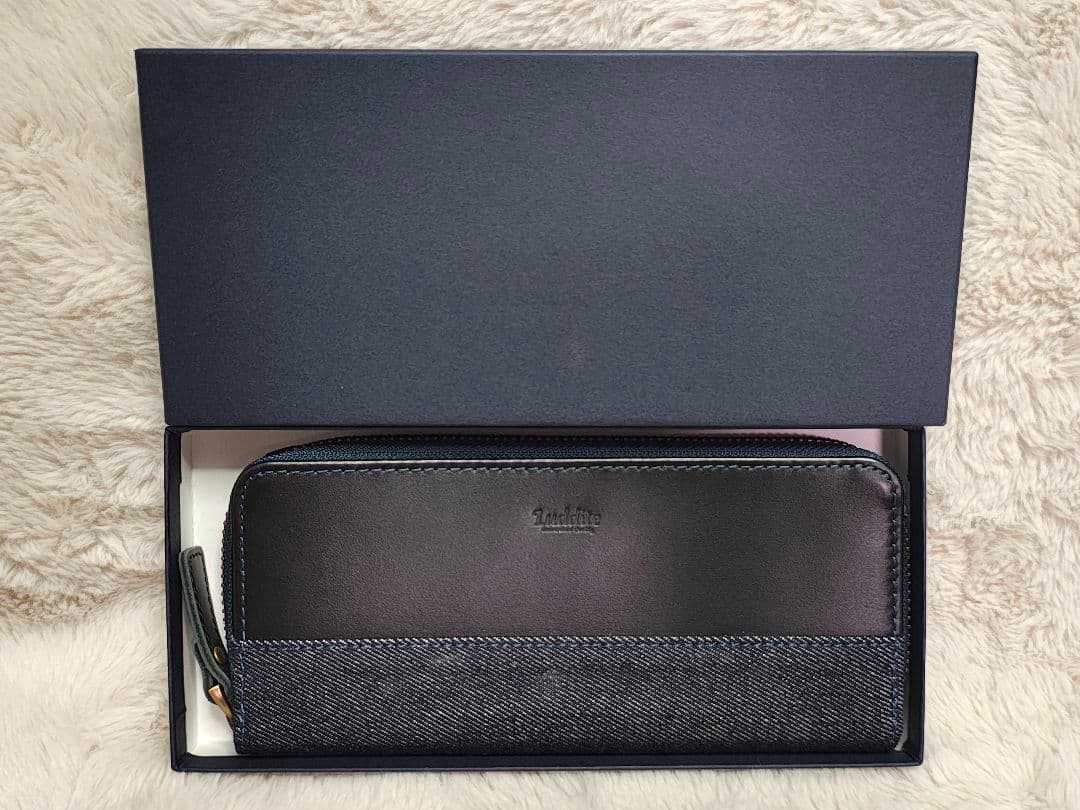 革コンビラウンドジップペンケース2　ラダイト/LUDDITE