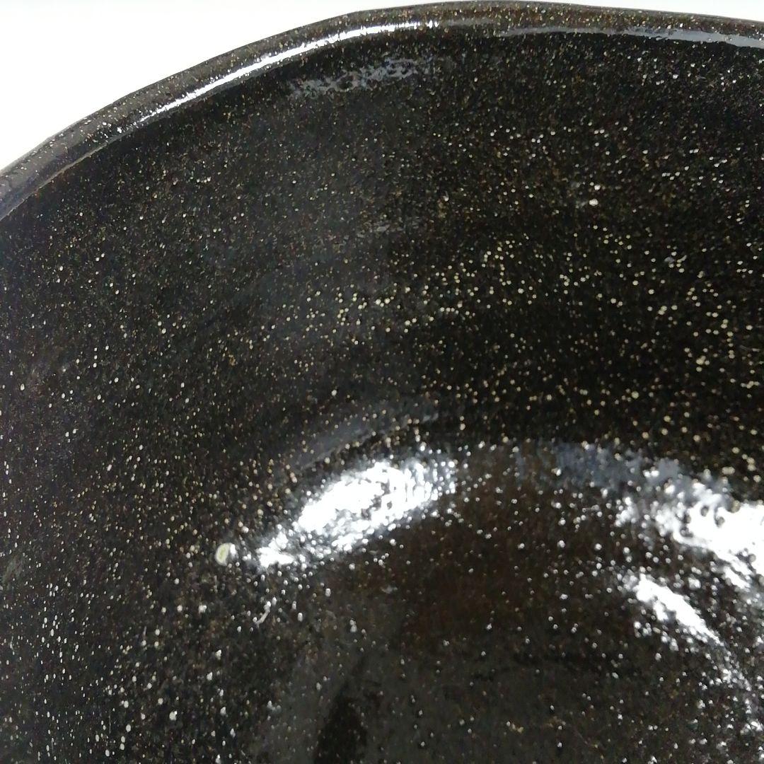 Ｔ５８５　茶碗　『黒小野小町』『桧垣佳山 造』　共箱　抹茶碗　茶道具