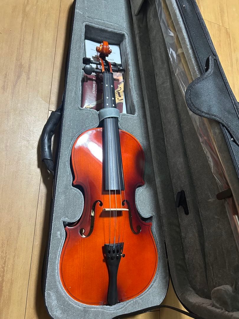 【最終値下げ】バイオリン本体＋弓・ロジン・ケース付き【初心者大人用】