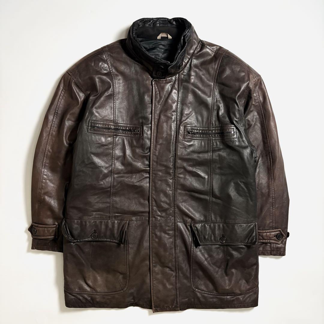 ジャケット・アウター VINTAGE SERAPHIN LEATHER FIELD JACKET