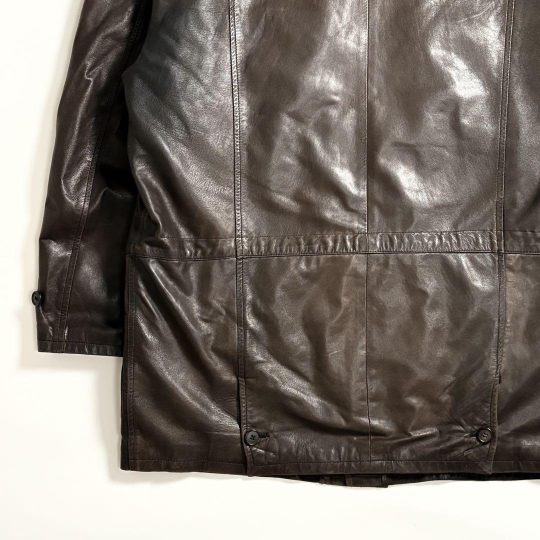 ジャケット・アウター VINTAGE SERAPHIN LEATHER FIELD JACKET