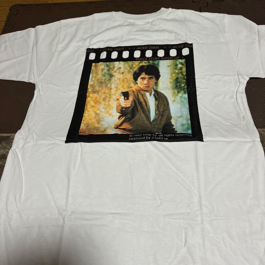 ‼️新品未使用品超希少品‼️ポリスストーリー ジャキーチェンビンテージtシャツＭ