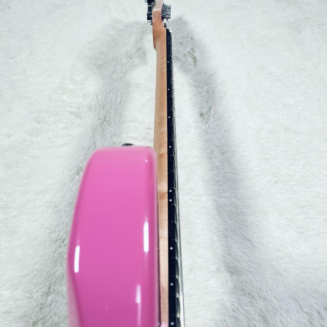 【美品】GYPSYROSE ジプシーローズ エレキギター　ピンク　ラメ入り
