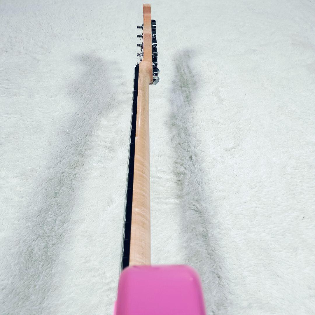 【美品】GYPSYROSE ジプシーローズ エレキギター　ピンク　ラメ入り