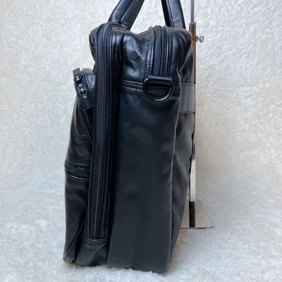 【定価10万】PORTER ポーター タイム 2way レザー ビジネスバッグ