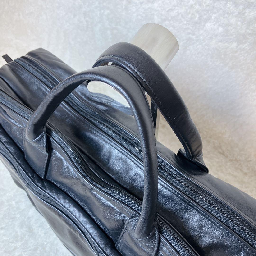 【定価10万】PORTER ポーター タイム 2way レザー ビジネスバッグ