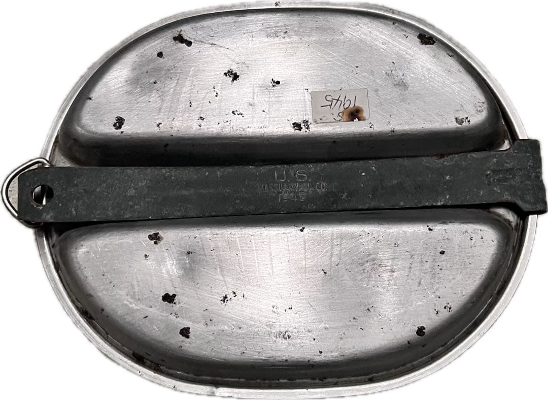 米軍 実物 W.W.II 1945年製 メスキット＆水筒セット