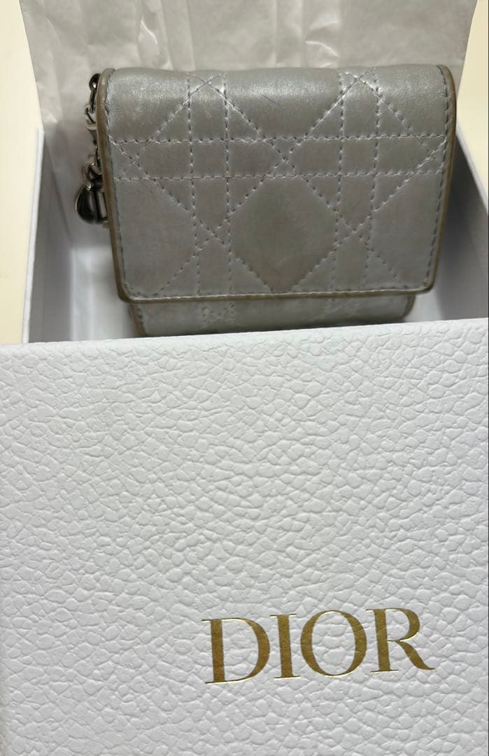 危*知様 DIOR ❤️キルティング　三つ折り財布