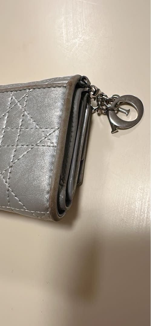 危*知様 DIOR ❤️キルティング　三つ折り財布