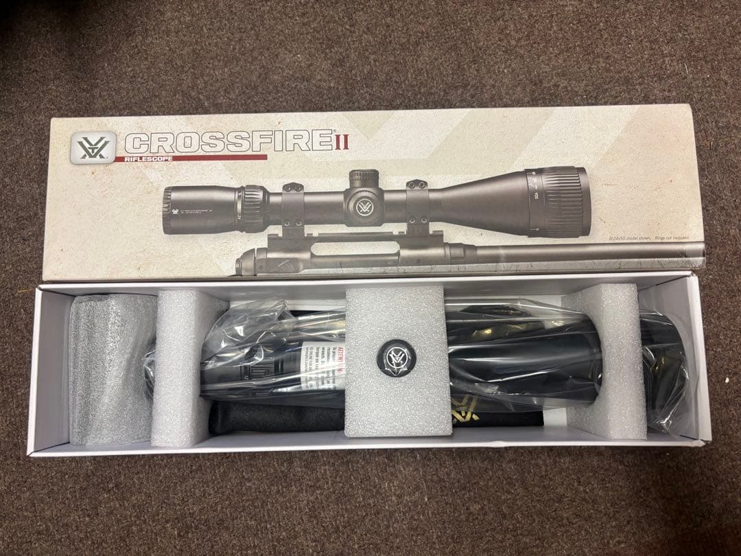 実物 Vortex CROSSFIRE II 6-24X50 AO スコープ