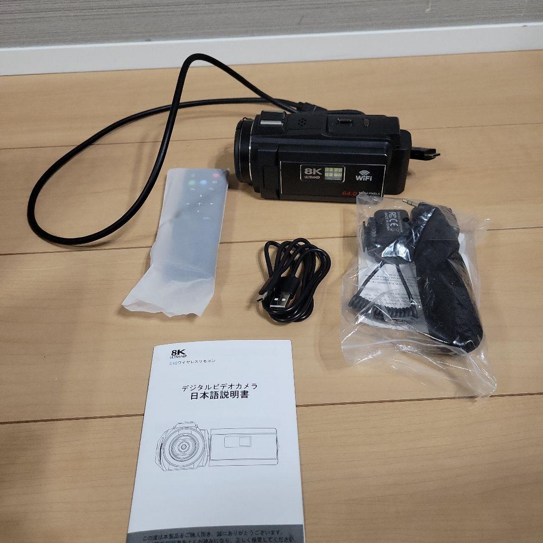 8K ビデオカメラ 本体6400万画素　 ハンディカム　高画質　1回使用、新品