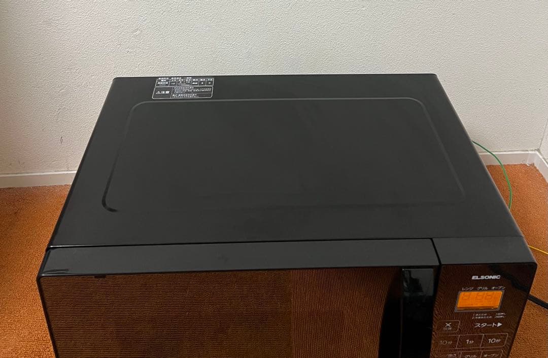 未使用近いELSONIC 2023年製 オーブンレンジ 50/60Hz共用