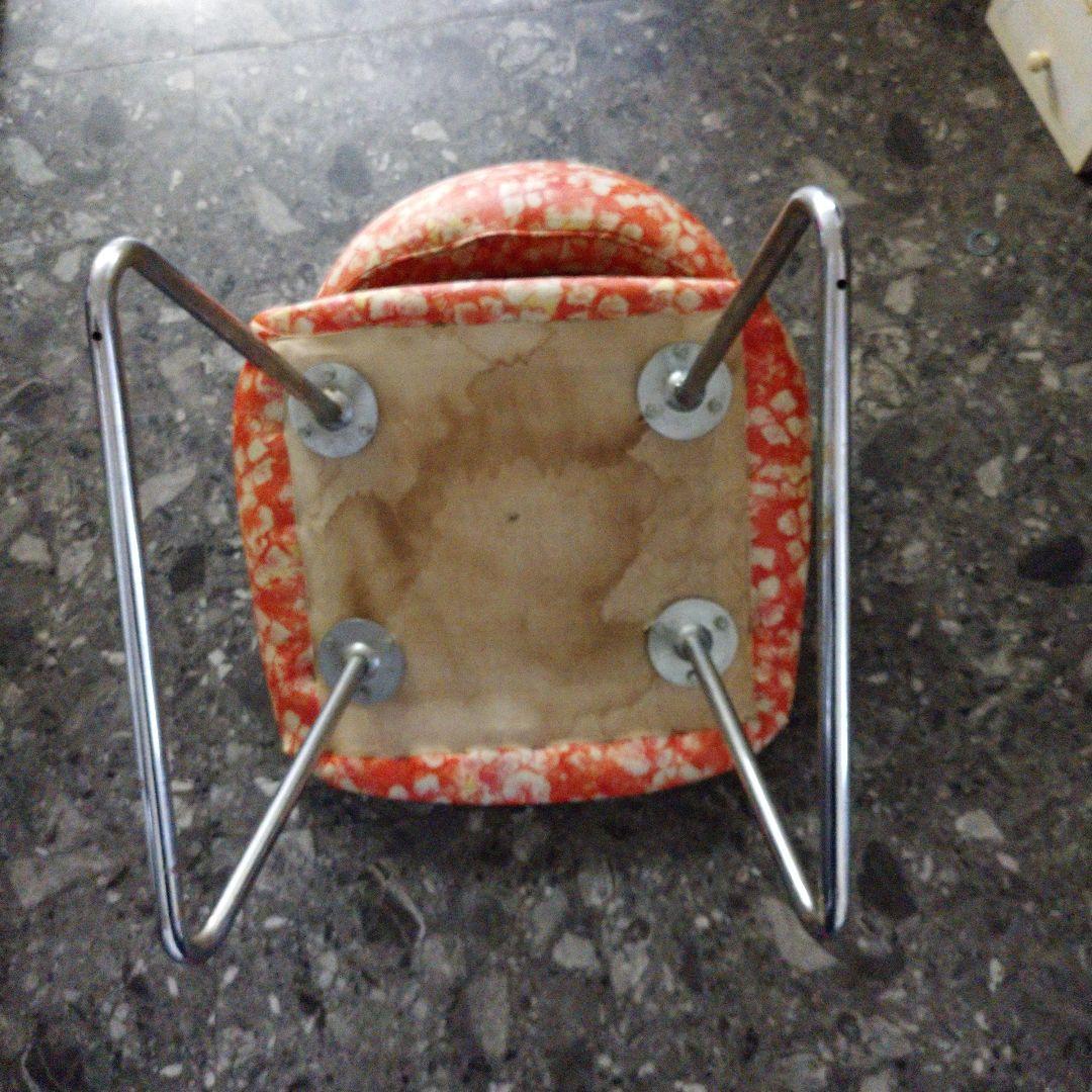 昭和レトロ家具　レトロポップ椅子　ミッドセンチュリー