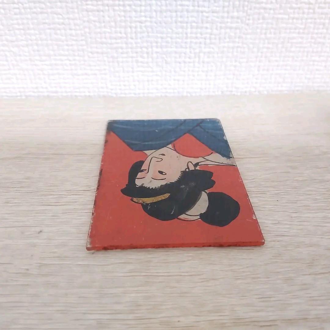 お値下げしました、美人　ミニガラス絵