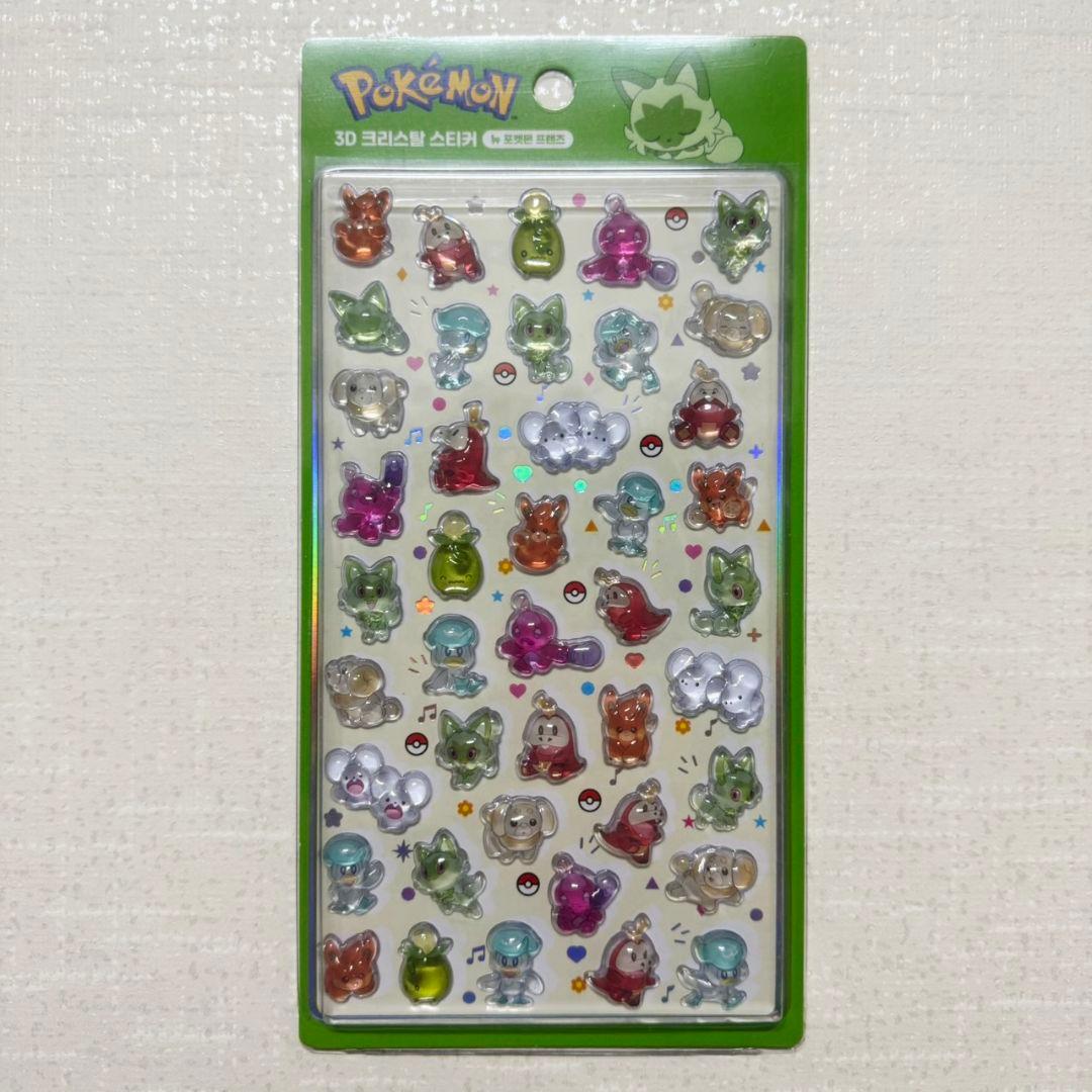 ポケモン シール 3D クリスタル ステッカー