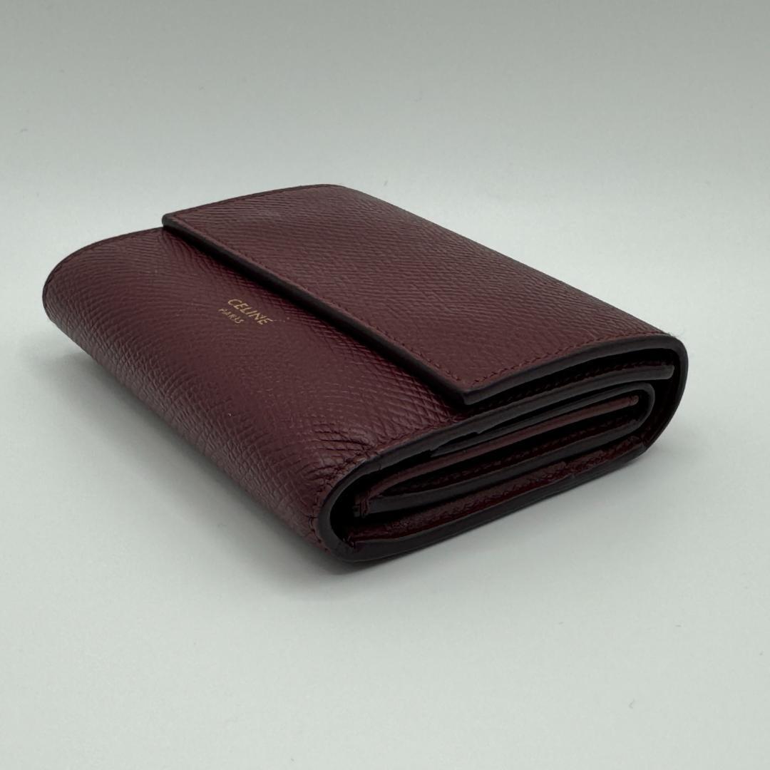 【匿名配送】セリーヌ レザー スモールトリフォールド 三つ折り財布