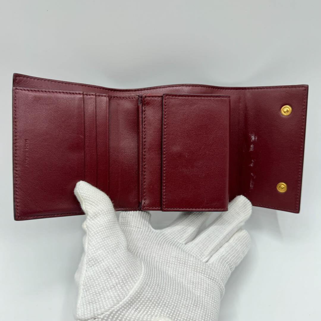 【匿名配送】セリーヌ レザー スモールトリフォールド 三つ折り財布