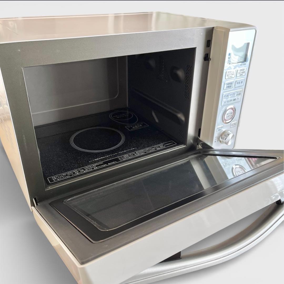 【美品】SHARP RE-SS8X 過熱水蒸気 23L オーブンレンジ ホワイト