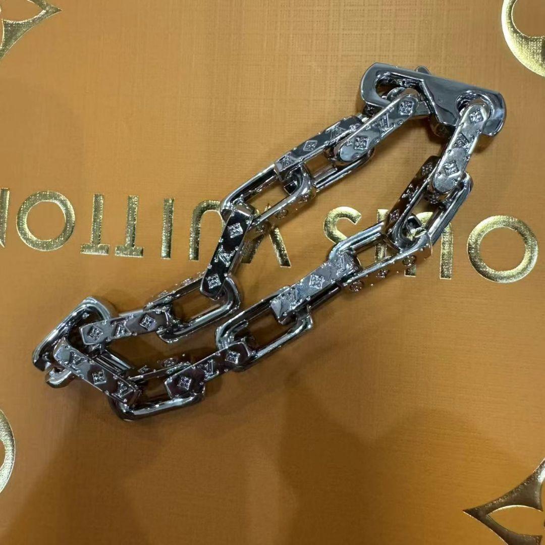 【即決大歓迎】 ブレスレット コリエチェーンモノグラム シルバー