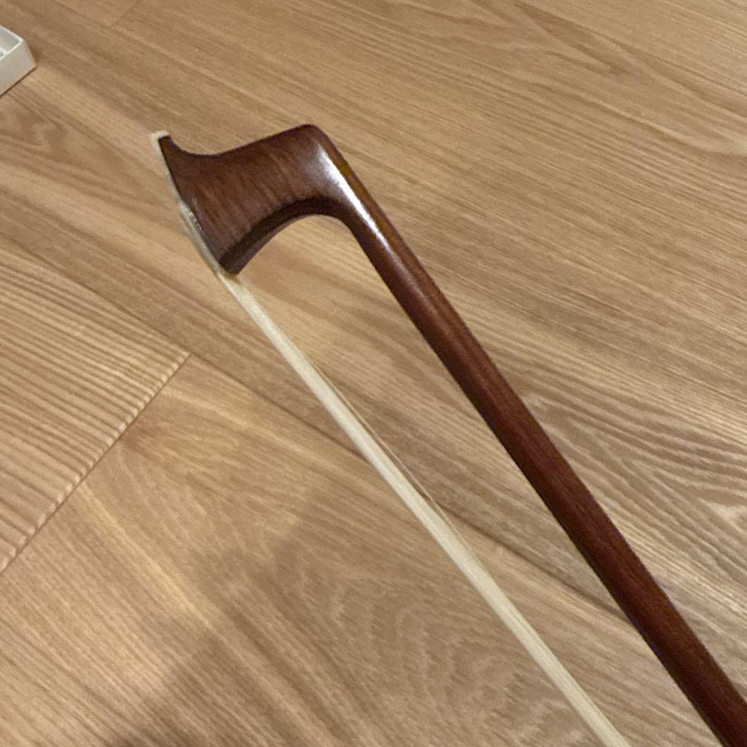 希少　金黒檀　鈴木バイオリン 弓　No.97　4/4