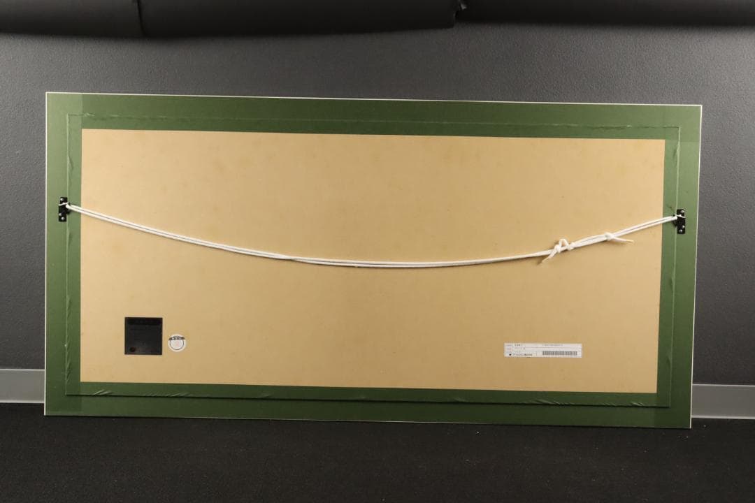 真作保証 笹倉鉄平 「エクリューズ浜」シルクスクリーン 直筆サイン 光の情景画家