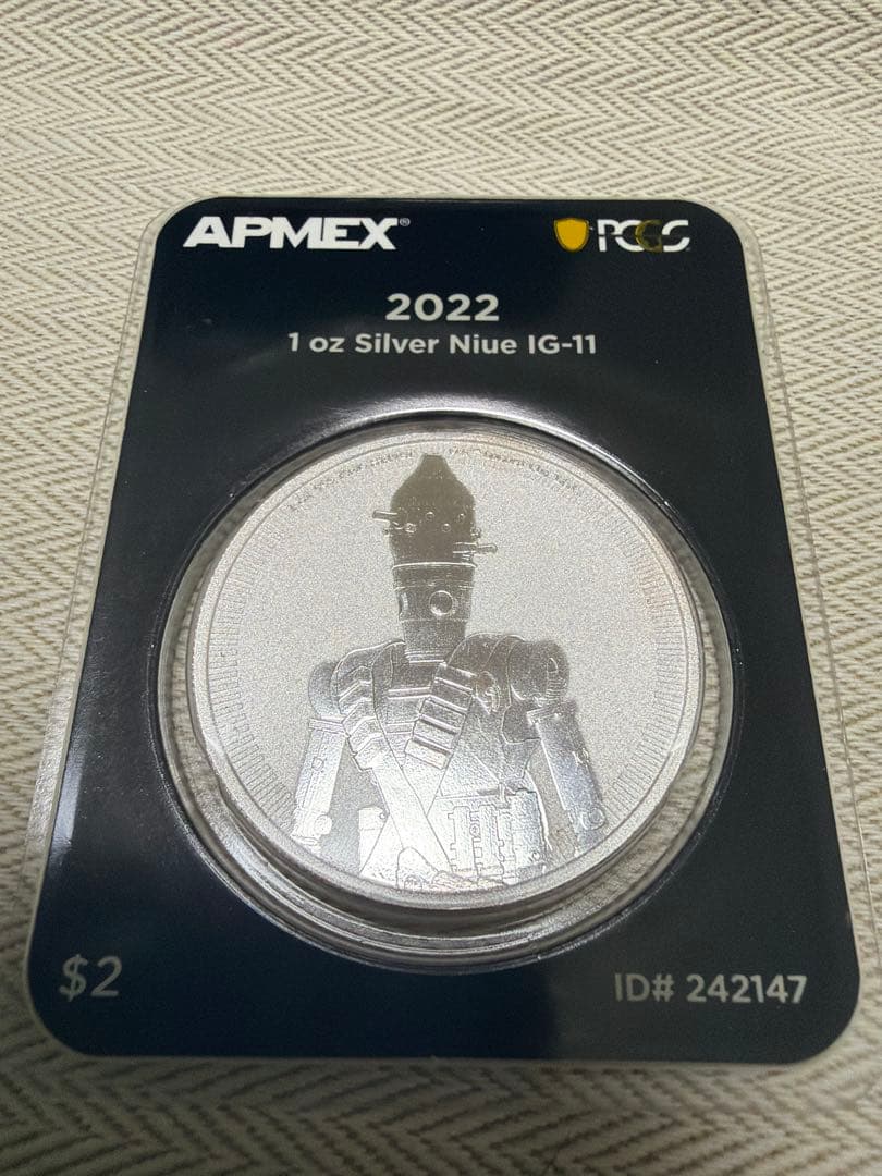 2022 スターウォーズ IG-11 1oz 銀貨 FirstStrike