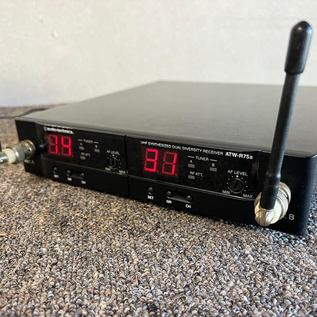 A57美品✨ オーディオテクニカ電波式　ワイヤレスマイクセット