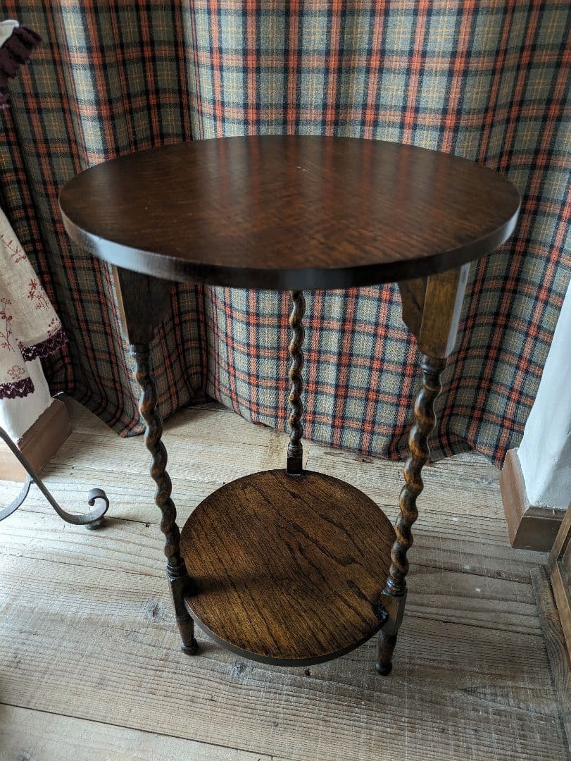 希少　アンティーク　3本脚　サイドテーブル　オケージョナル