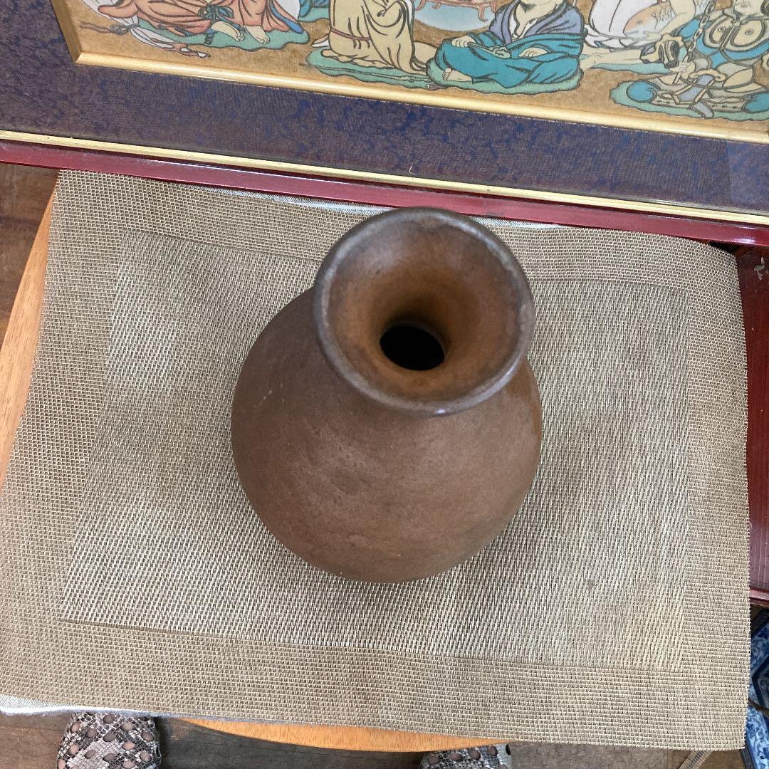 時代備前焼の徳利花入只今年末年始大売り出しです❣️銘あり❣️