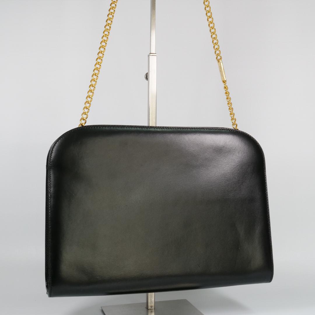 極美品✨サルヴァトーレフェラガモ ショルダーバッグ ガンチーニ チェーン 黒