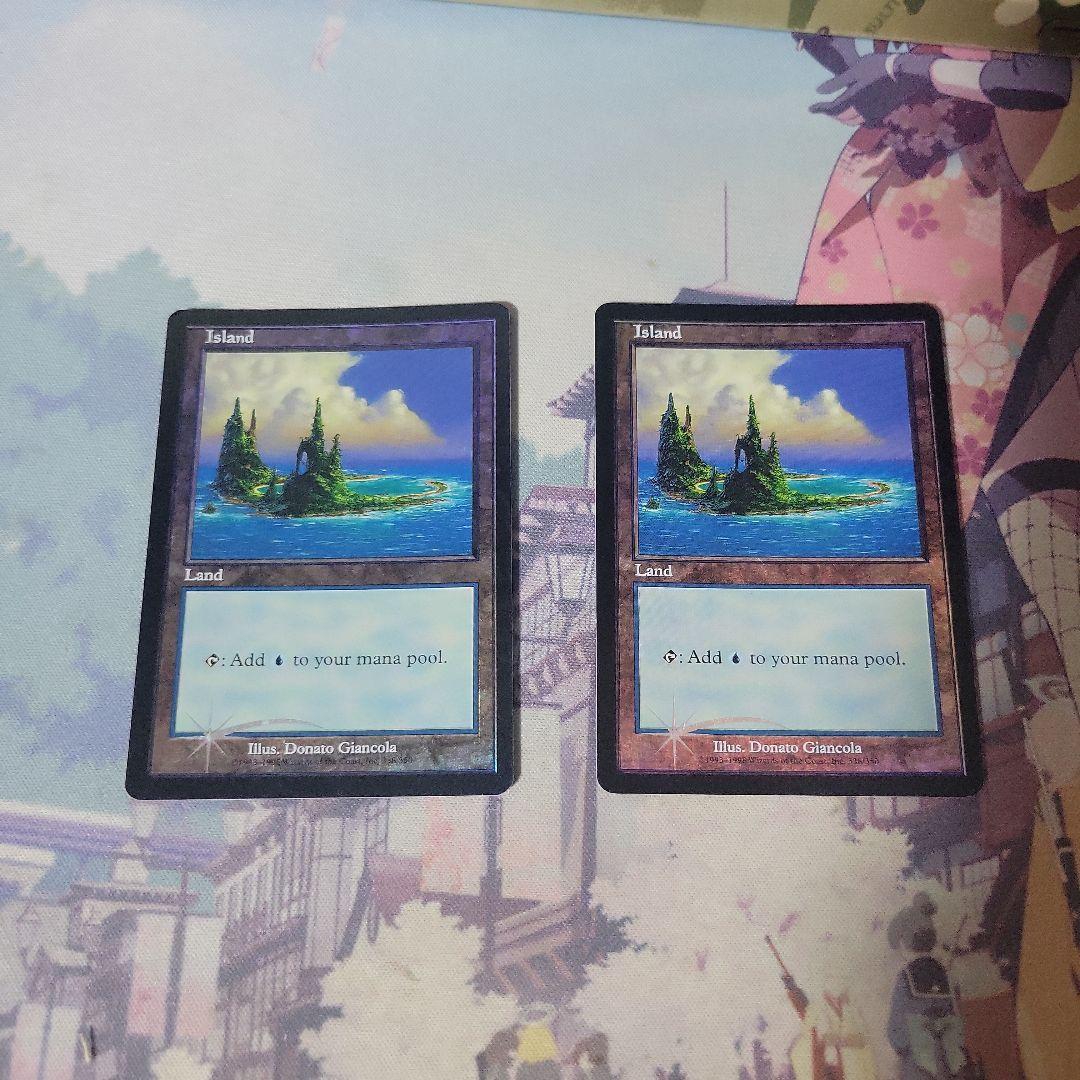 MTG 島 foil エラー