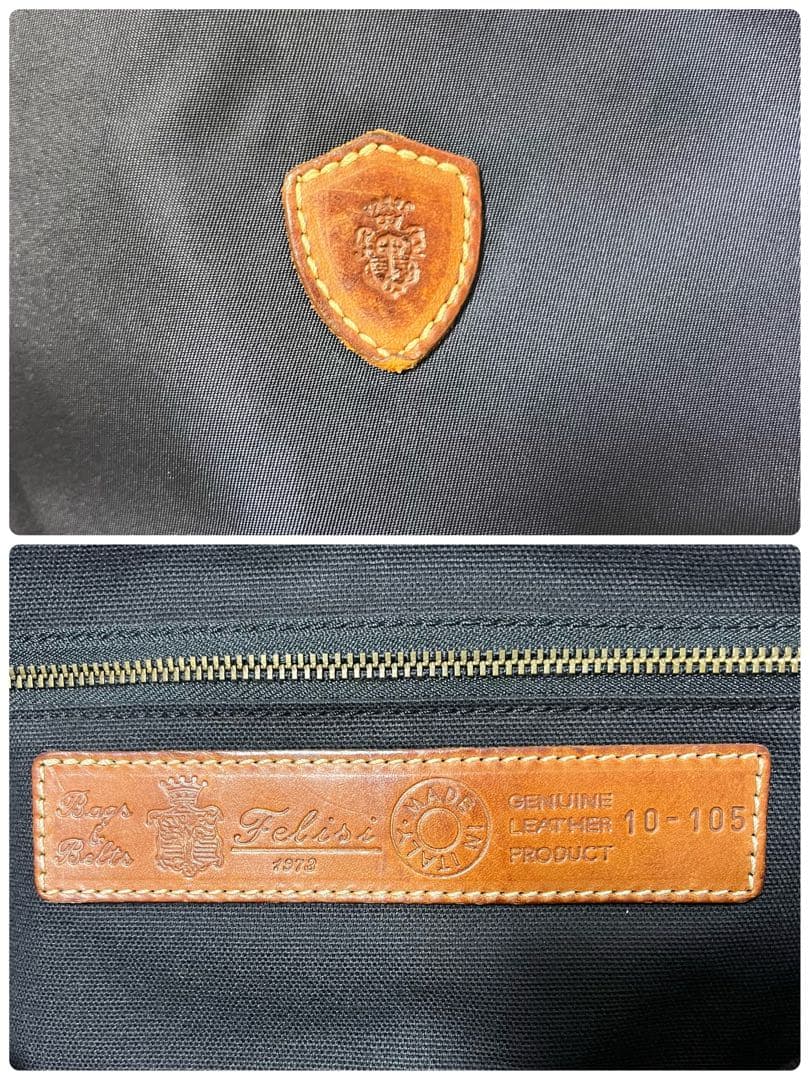 フェリージ Felisi 10-105 ビジネスバッグ ブリーフケース ネイビー