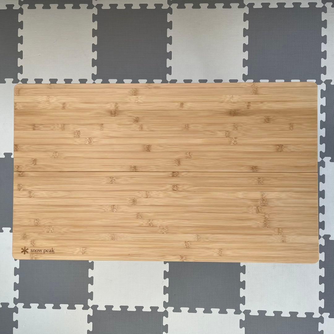 【美品】スノーピーク ワンアクションローテーブル竹 85cm LV-100TR