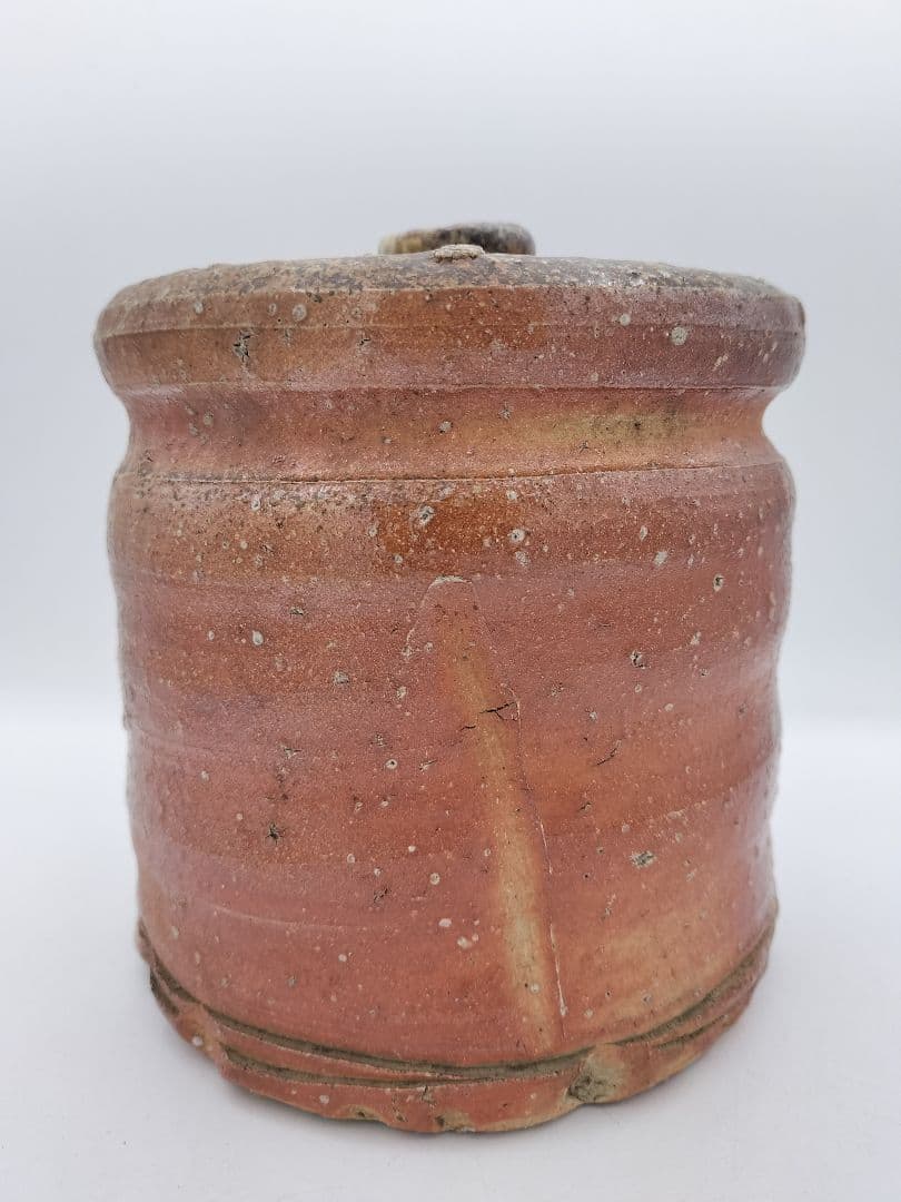 c507 信楽水指 高橋楽斉 木箱 茶道具 古物