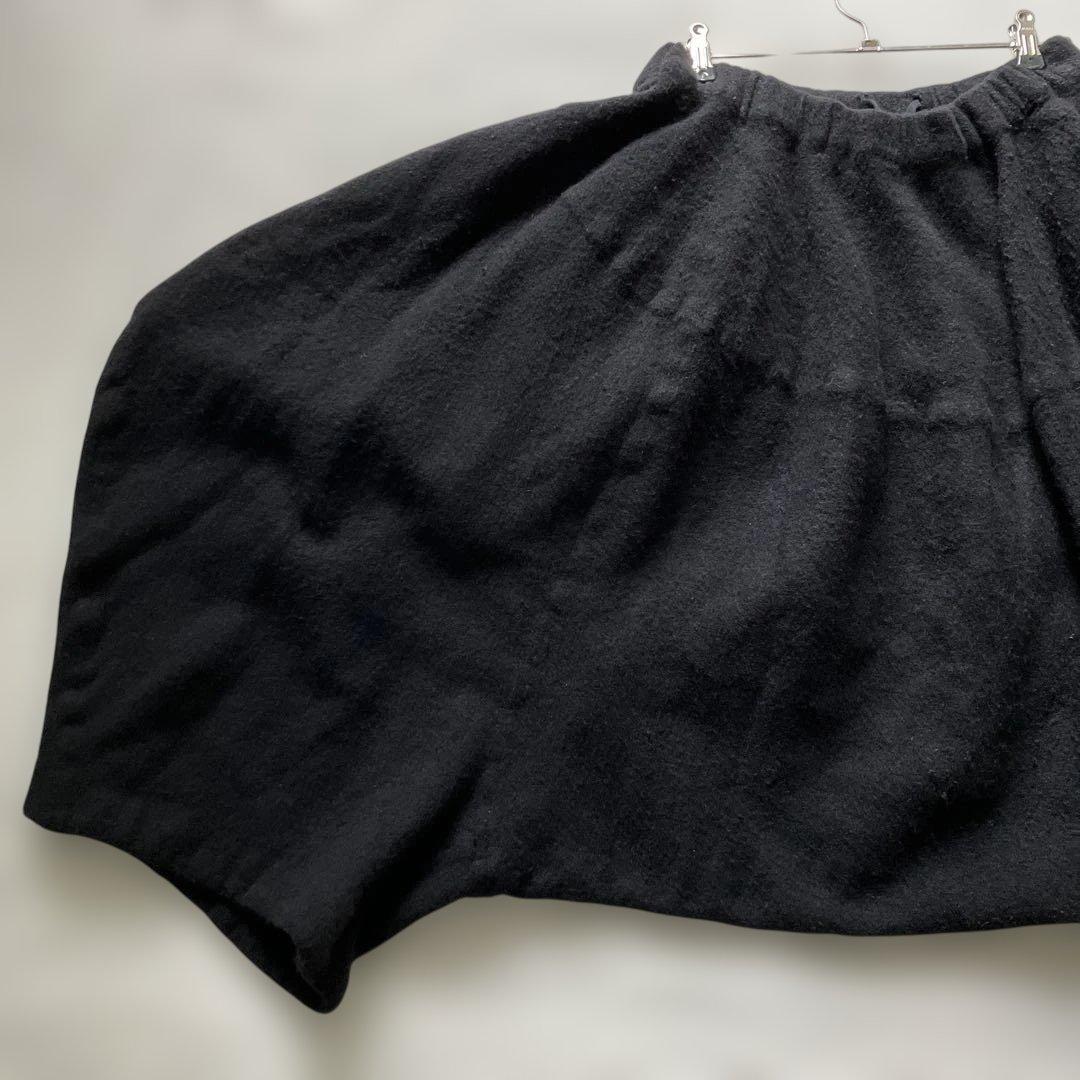 COMME des GARÇONS コムコム　ウール起毛縮絨サルエルパンツ