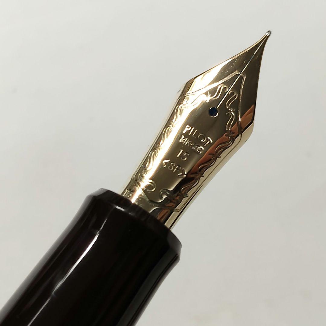 PILOT CUSTOM 823 透明ブラウン 14K-585 〈SF〉
