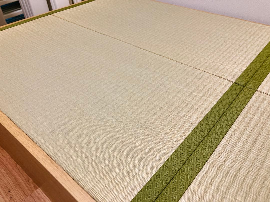 【東京都お引き渡し】フォルティナ 畳ベッド　シングル　収納付き　ナチュラル