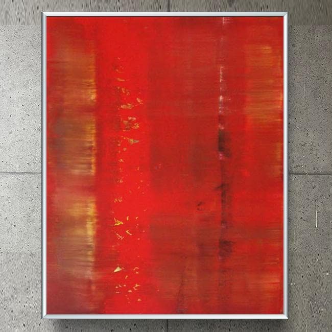 特別額装品/Abstract painting（ゲルハルト リヒター）/シルバー